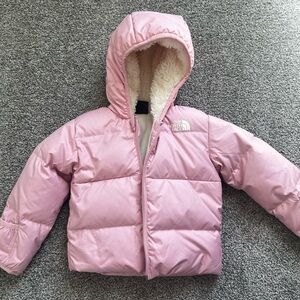 The north face baby 6-12m pink down jackets